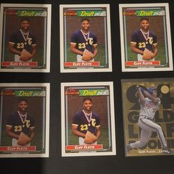 Cliff Floyd Rookie 6 Baseball Card Bundle