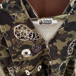 BAPE a bathing ape full zip up hoodie - NO ORIGINAL BAG 