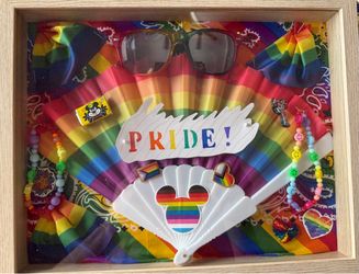 PRIDE Collage Shadow Box Frame