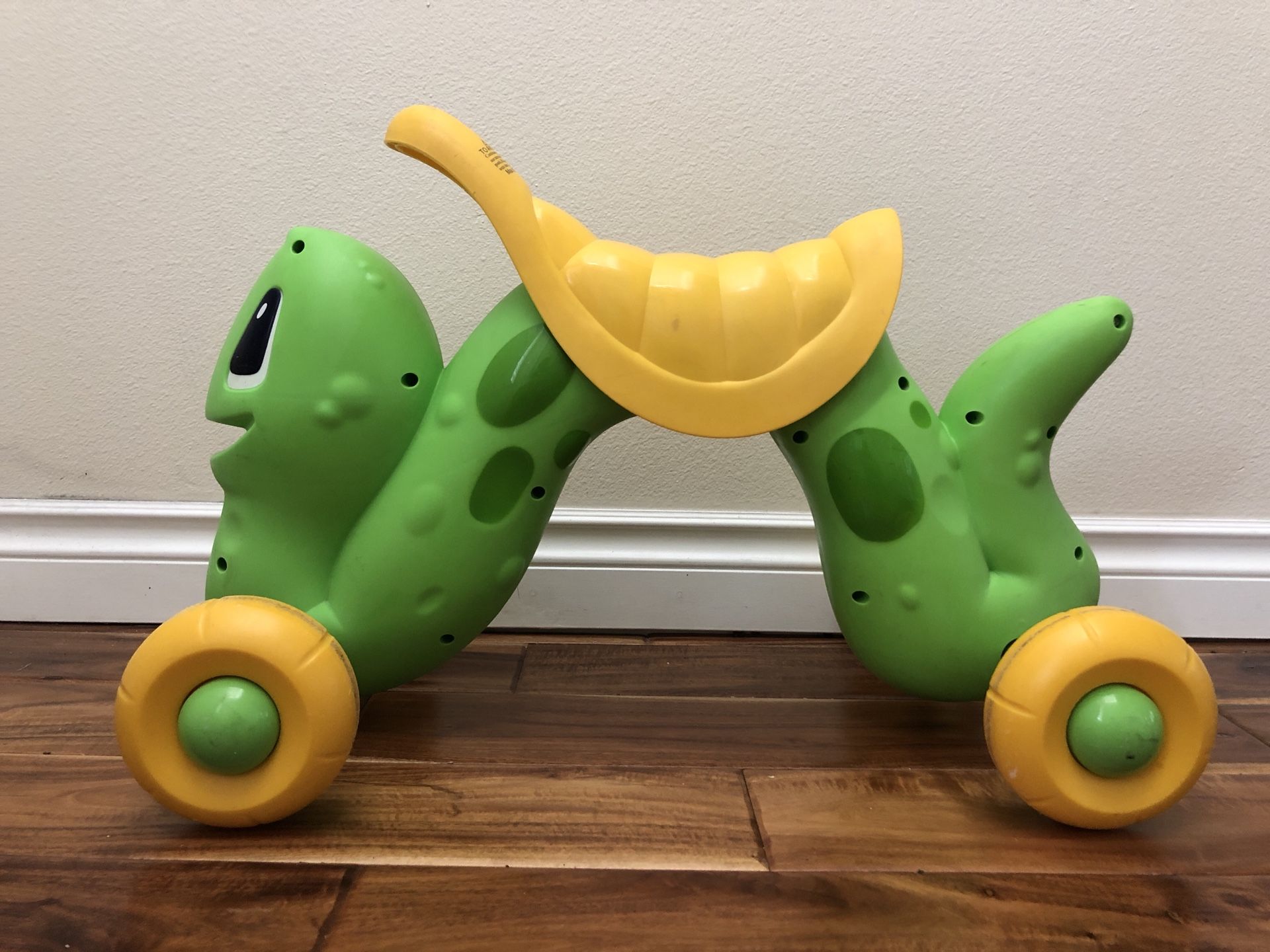 Vintage Hasbro Playskool Inch Worm ride on toy