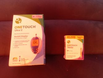 One Touch Ultra 2 Blood Glucose Monitoring System And One Touch Barrier 60 Test Strips