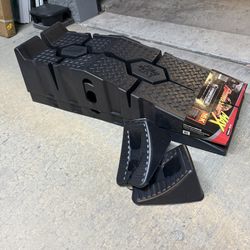 4 Piece Vehicle Ramp For Oil Change/repair (12,000 Lb Capacity)