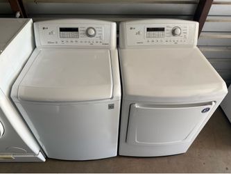 G washer and electric dryer HE 5.0&7.4 cuft
