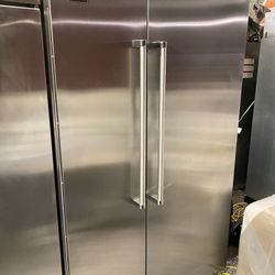 Viking 48 Inch Built In Side By Side Fridge  