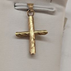 14K Solid Gold CROSS 14kyg CROSS