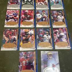 Lot of 14 2001 Hit Rarefied Bronze & Silver Serial # NFL Rookies