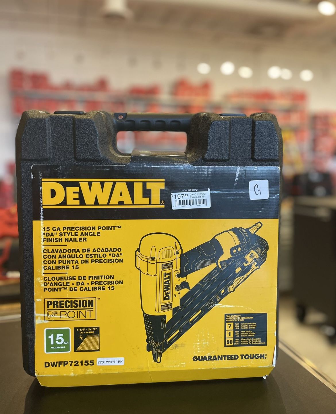 Dewalt precision point finish nailer hot sale