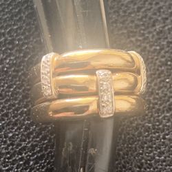 14k Yellow Gold With Diamonds