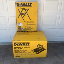 DeWalt HD 10” Tile saw & Stand- D2400