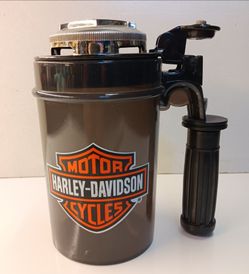 Vintage Harley Davidson "Rev up " plastic mug with sounds