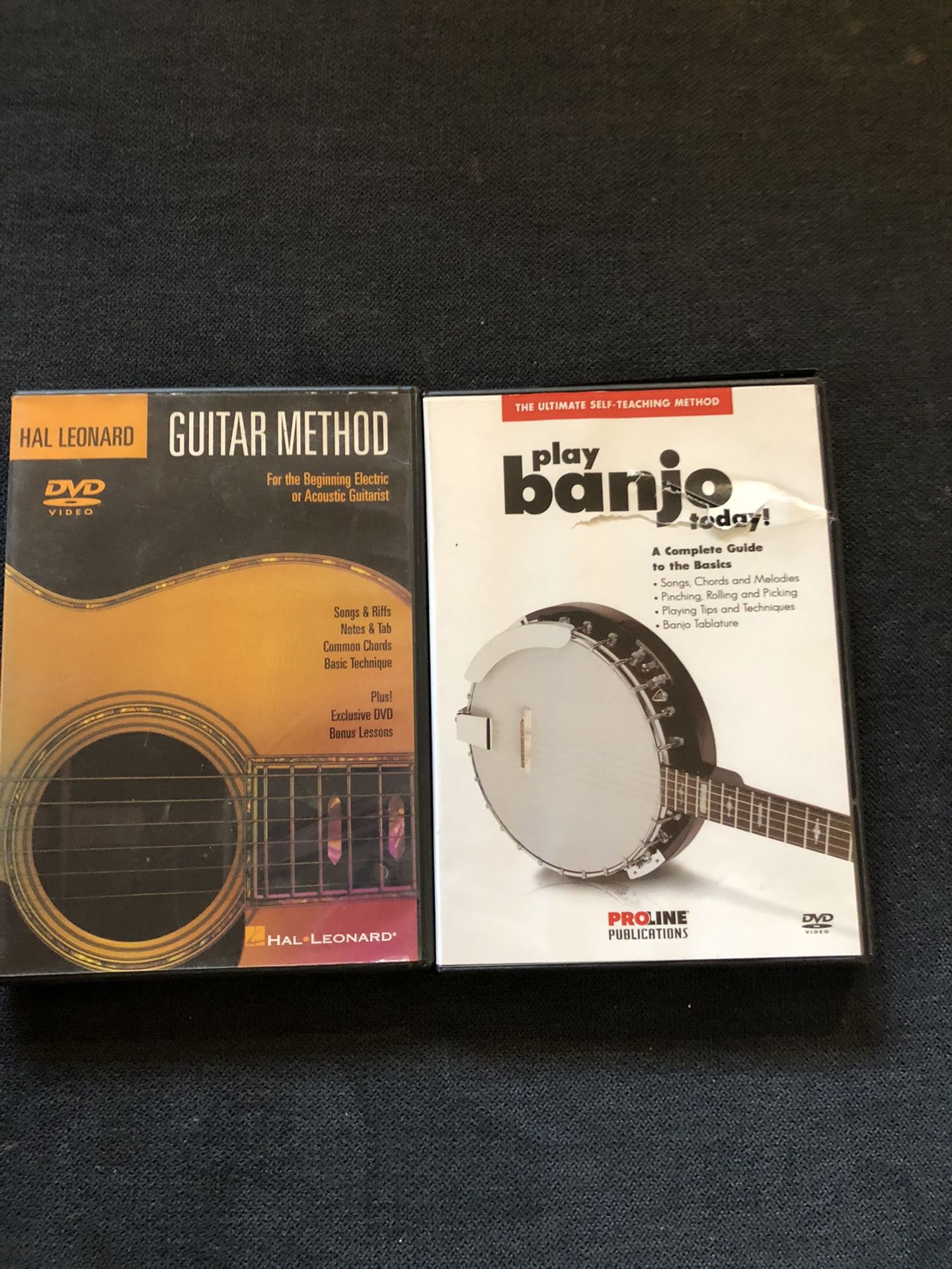 Guitar Method And Play Banjo Today DVD’s
