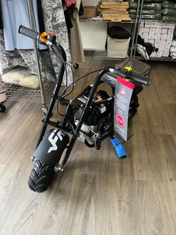 40cc 4-Stroke Gas Powered Mini Dirt Bike for Kids, 18MPH Off-Road mix weight 110lb