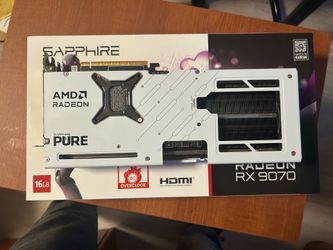 Sapphire PURE Radeon RX 9070 16GB OC – Like New, Plastic Still On!