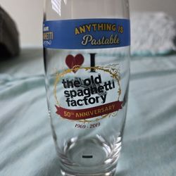 The Old Spaghetti Factory 50 Year Anniversary Edition 16oz Glass