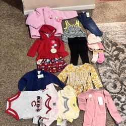 New Baby’s Clothes  3-6 6-9-12-18 All For 35$