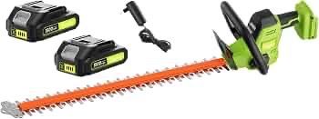 20V Max Hedge Trimmer Cordless, 22" Bush Trimmer with 2 Battery and Charger