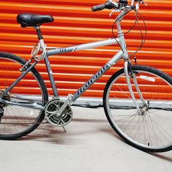 Raleigh Mens C30 Aluminum Frame And Rims- Silver - Shimano Derailleur - 21 Speed (3x7)