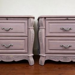Vintage French Provincial Nightstands 