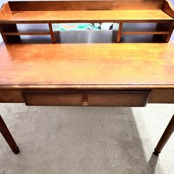 Walnut Desk With Keyboard Drawer