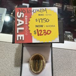 14k Virgin Mary Ring 