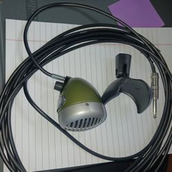 Harmonica Microphone And Holder 