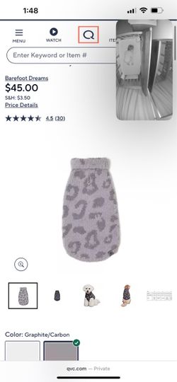 Barefoot dreams pet sweaters Disney and gray animal print