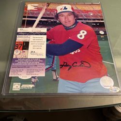 Montréal Expos Gary Carter Signed Photo 