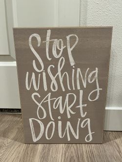 Wall Art Inspirational Quote 