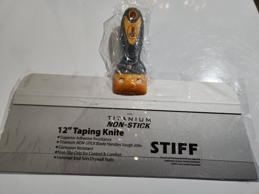 12 Inch Drywall Taping Knife (New)