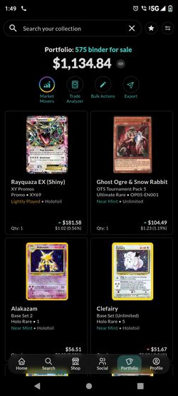 Pokemon and yugioh binder . Mid era w/rayquaza 69