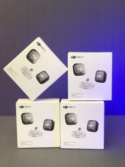 DJI Mic 3 2-Person Compact Wireless Microphone System/Recorder for Mobile Devices