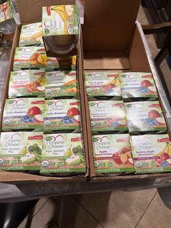 Mom's Organic Choice Baby Food Puree Bulk Lot