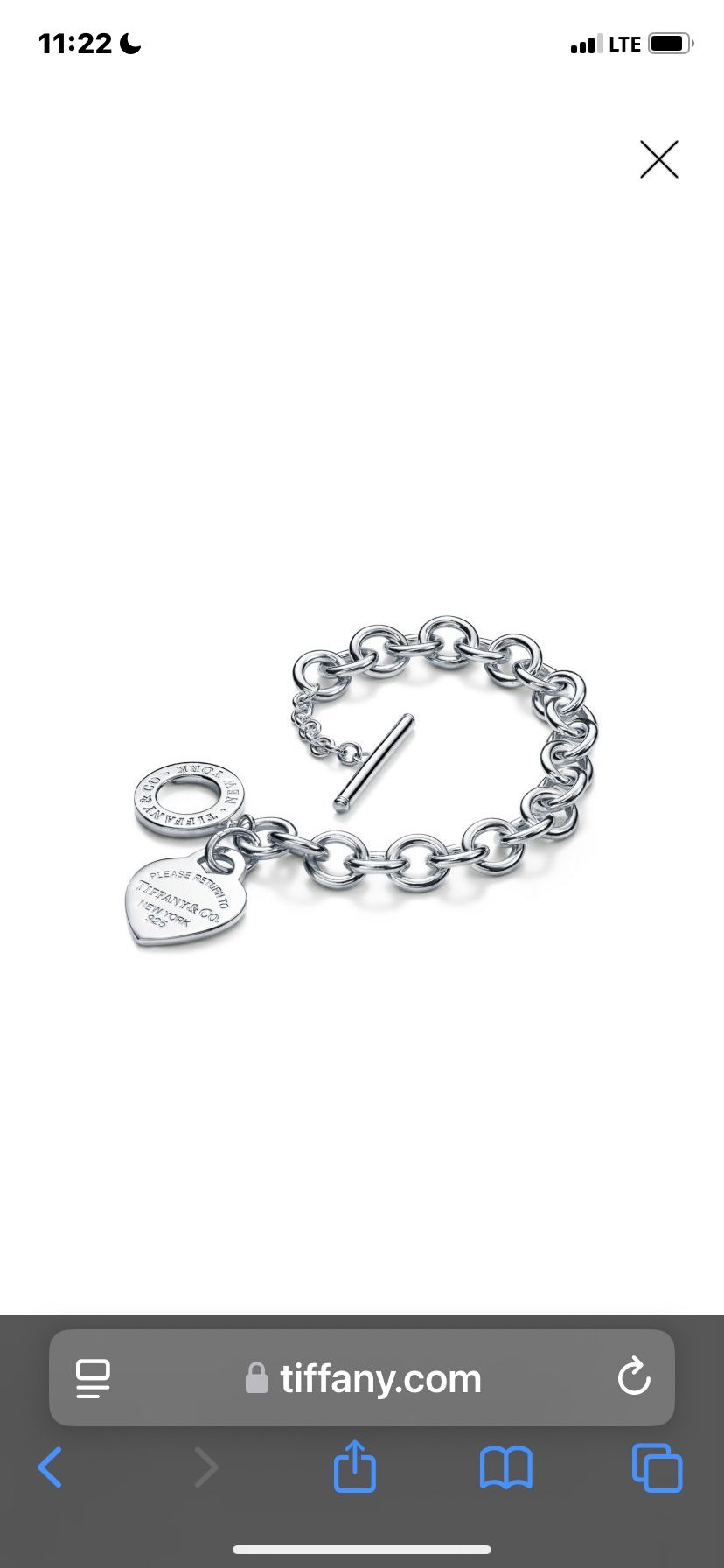 Heart Tag Toggle Bracelet \ Necklace Set