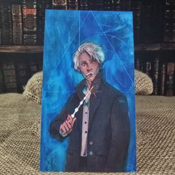 Gellert Grindelwald Trading Card w Velvet Finish Harry Potter Inspired by Litjoy