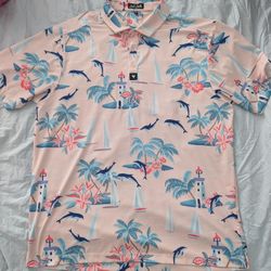 Bad Birdie Men's Polo Shirt Size XL