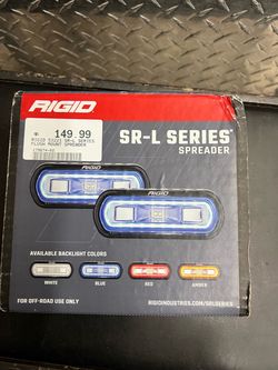 Rigid Industries SR-L Series Flush Mount Spreader alights