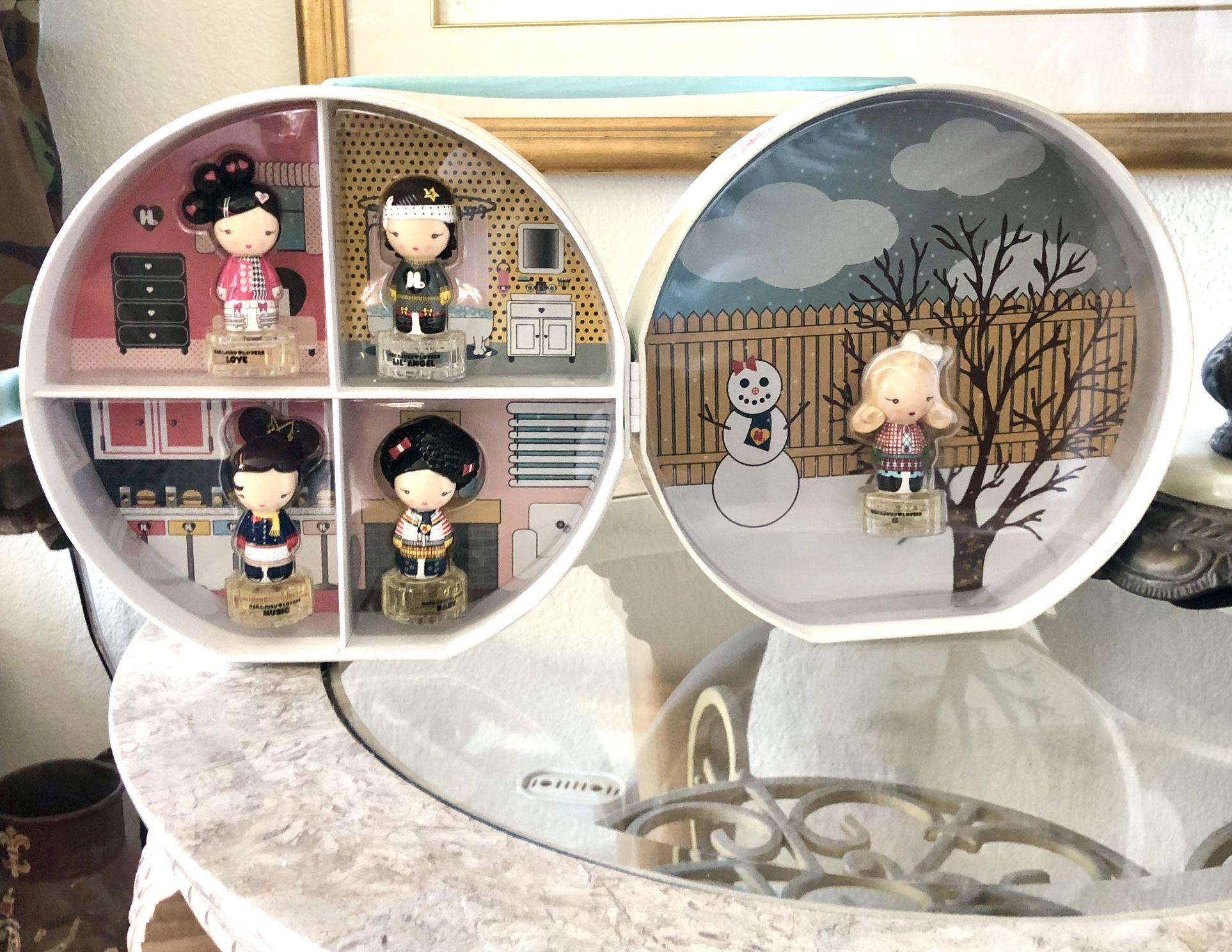 HARAJUKO LOVERS 5-pc Fragrance Set Box Gwen G Love Lil Angel Music Baby New RARE