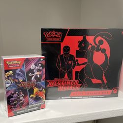 Pokémon Destined Rivals ETB and Booster Bundle