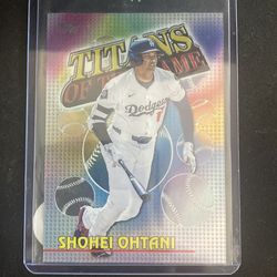 Shohei Ohtani Dodgers Card Lot (3) - 2024 Topps Titans, 75th Anniv, & Series 2