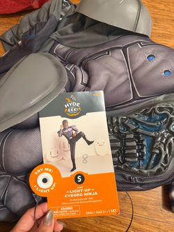 Hyde & EEK Kids Light-Up Cyborg Ninja Costume Small
