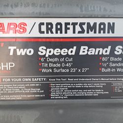 Sears/Craftsman 12 inch 2 speed bandsaw