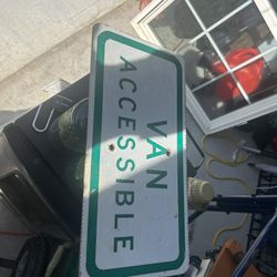 Van Accessible Sign