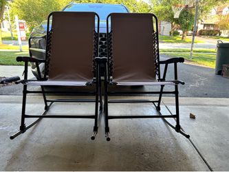 Outdoor patio rocking chairs