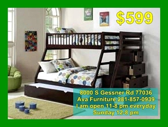bunk bed frame $599