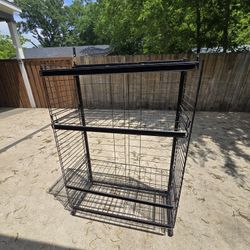 Metal Rack With  Adjustable Shelves 