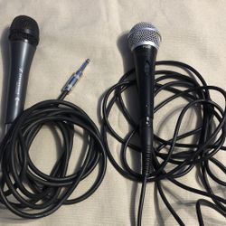 Sennheiser E835 & Shure PG58 Vocal Microphones (2 for $100)