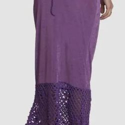 Delias Purple Crochet Dress 