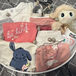 New !!!Baby Girl Baby Basket 0-6months 