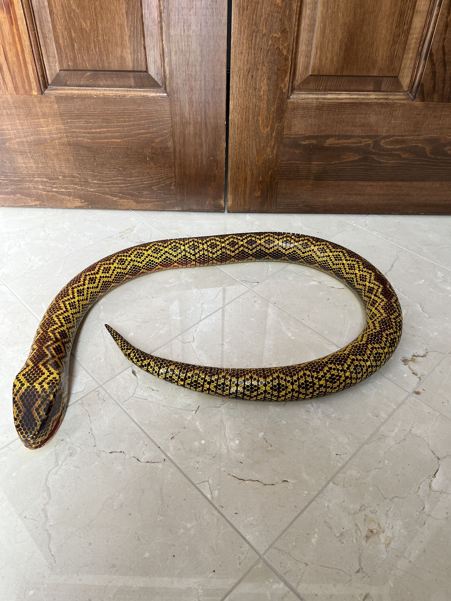 Articulated Wood Snake