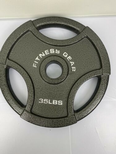 New 2 Olympic 35lb Weight Plates 2” Bar Barbell Weightlifting